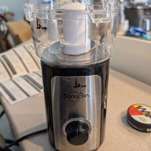 Sangcon Stainless Steel Electric Food Chopper - Black & Silver